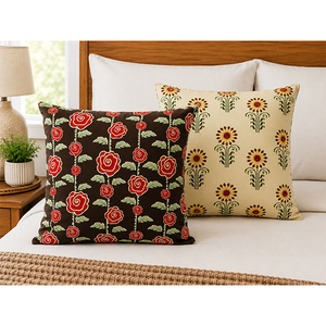 Gray Floral Embroidered <b>Cushion</b> <b>Cover</b> Square Polyester Throw Pillow <b>Cover</b> with Zipper Custom Home Decor - Product Image 1