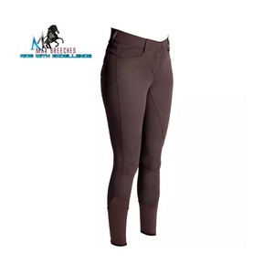 Pantalon équestre Jodhpurs serré d'équitation de logo personnalisé en nylon avec impression de silicone à vendre - Product Image 1