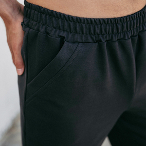 Shorts de sport décontractés pour hommes, coupe ample, taille élastique, séchage rapide, 100 % nylon épais, motif uni, personnalisables par le fabricant - Product Image 4