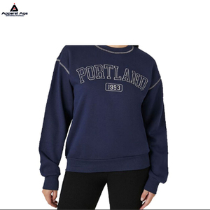 Sudadera Unisex Premium con Logotipo Personalizado, Cuello Redondo, Ligera, para Primavera y Otoño, Venta al Por Mayor, Ropa Urbana - Product Image 2