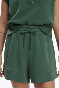 BASRA SPORTS Short de survêtement décontracté pour femme en coton doux, bas de pyjama respirant avec cordon de serrage à la taille, idéal pour l'été et le fitness, coupe ample - Product Image 6