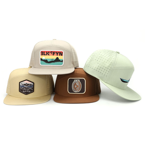 หมวกแก๊ป 6 แผงแบบ Snapback พร้อมลายปักเรือตกปลาด้านหน้า ระบายอากาศได้ดี เหมาะสำหรับทุกเพศ สวมใส่สบายๆ ในฤดูใบไม้ผลิและฤดูร้อน - Product Image 2
