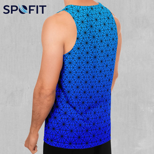 Camiseta de Baloncesto Personalizada SPOFIT con Degradado, Unisex, Sin Mangas, Absorbente de Humedad, Impresión Sublimada, Nombre del Equipo, Número, Ropa Deportiva para Adultos - Product Image 3