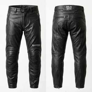 Pantalon de moto en cuir véritable pour homme et femme, sur mesure, pour la course sur circuit - Product Image 4