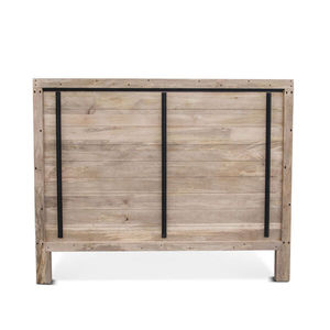 American Style Solid Mango Wood King Size Platform <b>Bed</b> Geometric Handcrafted Design Foldable Indian Origin Hotel Bedroom - Product Image 3