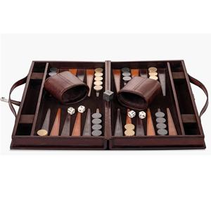 Leather Crafts <b>Backgammon</b> Set Supplier Hot Selling Chess Games <b>Board</b> Chips Custom Luxury <b>Backgammon</b> Sets - Product Image 4