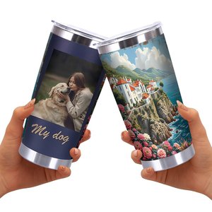 Stainless Steel Tumbler 20oz <b>Double</b> <b>Wall</b> Vacuum Insulated Travel <b>Mug</b> For Home Car Use - Product Image 2