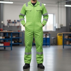 Combinaison de travail réfléchissante de protection pour les applications manufacturières et industrielles - Product Image 1