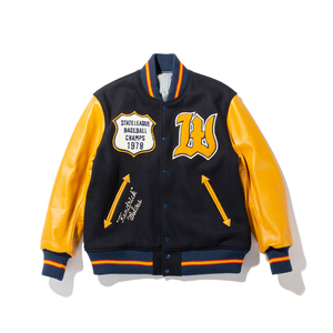 Premium Chenille Patch Letterman <b>Jacket</b> Soft Leather Sleeves Embroidered <b>Baseball</b> Varsity <b>Jacket</b> Custom <b>Men</b> Outerwear - Product Image 5