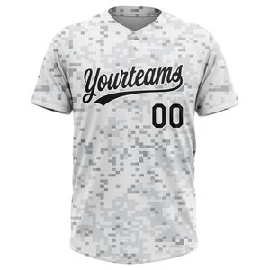 เสื้อซอฟต์บอลลายพรางแบบกำหนดเองสำหรับผู้ชาย แขนสั้น พิมพ์ลายแบบซับลิเมชั่น ระบายเหงื่อได้ดี ผลิตจากโพลีเอสเตอร์ 100% ชุดทีม - Product Image 1