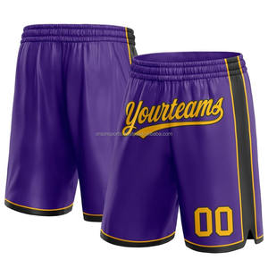 Short de basket-ball en polyester à double couche avec doublure intérieure Short de basket-ball pour hommes Sportswear OEM Supply - Product Image 1