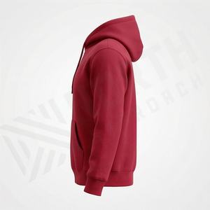 OEM High Quality Custom Logo 100% Cotton <b>Thick</b> <b>Fleece</b> Pullover Winter Heavyweight Hoodie For Men Streetwear Customized Color - Product Image 3