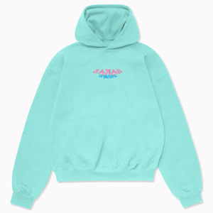 Sweat-shirt à capuche pour femme avec imprimé de dessin animé, logo au dos, 100% coton tricoté, coupe régulière, manches longues, automne - Product Image 3