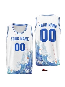 Maillot de basket-ball personnalisé avec logo, qualité supérieure, OEM, motif imprimé, 100% polyester pur, séchage rapide, best-seller - Product Image 4