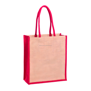 ถุงช้อปปิ้งผ้ากระสอบเป็นมิตรกับสิ่งแวดล้อม พิมพ์ลายตามสั่ง ราคาขายส่งจากผู้ผลิต - Product Image 4