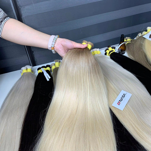 Extensiones de Cabello Humano Adhesivas al por Mayor de Fábrica de Vietnam, Súper Doble Trama, Cabello Virgen de un Solo Donante, Todas las Texturas, Teñido - Product Image 1