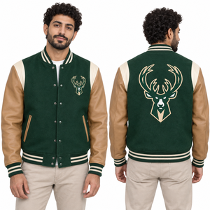 Veste de baseball pour femme avec poignets côtelés, col rayé, style décontracté, uniforme sportif, vêtement pour événements scolaires, motif logo personnalisé, qualité supérieure - Product Image 3