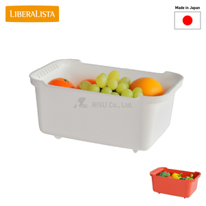 Trái cây rửa lưu vực Rau rửa bồn tắm kháng khuẩn thực phẩm an toàn nhựa món ăn ngâm washtub nhà bếp bền Made in Nhật Bản dishpan - Product Image 5