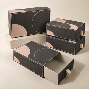 Boîte coulissante personnalisée en charbon de bois pour l'emballage de duo de sérums - Product Image 6