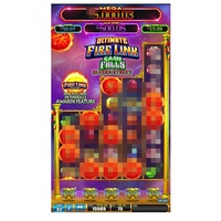 Fire Link Cash Falls pour machine de jeu d'arcade pour Pachinko, matériau ABS, 110/220V, détection de mouvement anglaise, USB WMS550 POG