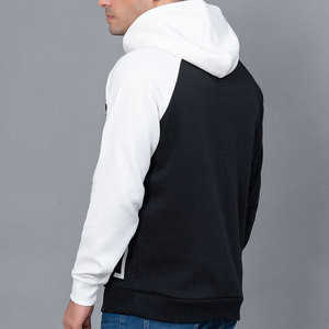 Sudadera con Capucha para Hombre, Estilo Urbano Deportivo, Estampado Gráfico en Contraste, Diseño Moderno con Impresión Puff Ink - Product Image 4