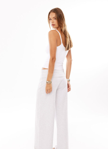 Joggers uniques pour femmes, effet usé, pantalon de survêtement de qualité, avec logo décoratif élastique, pour entraînements été/hiver, nouveau design, style devant plat - Product Image 2