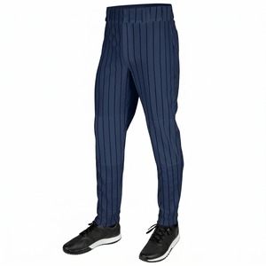 Pantalon de sport pour homme, marron uni, coupe ajustée, fermeture éclair, 100% polyester, protection UV, séchage rapide, respirant, hiver - Product Image 2