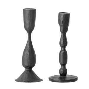 Ensemble de 3 porte-bougie en aluminium poli doré pour la décoration de Noël, style vintage pour la décoration de Pâques - Product Image 3