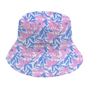 Factory Sale Custom New Fashion All Over Print Quilted Bucket Hats Custom Logo Quilted Bucket Hat For <b>Men</b> Women High Quality - Product Image 3