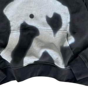 Sudadera con Capucha Extra Grande de Alta Calidad, Tejido Suave de Algodón, Estampado Puff, Sudadera con Estampado para Hombre, Cómoda - Product Image 4