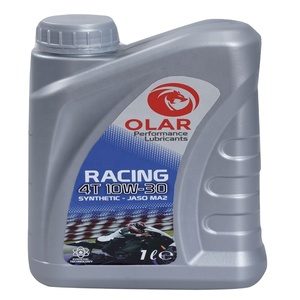 Huile de moto OLAR SUPER MOTO 4T 10W40, quatre temps, semi-synthétique, lubrifiant, 1 litre, pour motos - Product Image 1