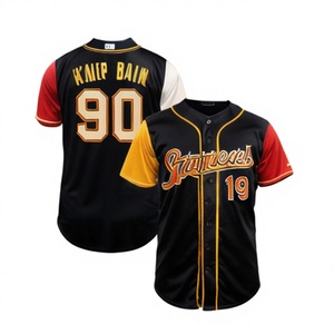Maillots de baseball personnalisés unisexes 2025 – Respirants, à manches courtes, avec nom de joueur brodé – Uniformes sportifs pour adultes printemps-été - Product Image 4