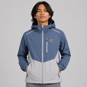 Vestes coupe-vent pour hommes avec logo personnalisé - Imperméables, écologiques, respirantes, grandes tailles, service OEM, saison hivernale - Product Image 1