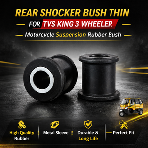Silentbloc d'amortisseur arrière fin pour TVS King 3 Wheeler |   Bague en caoutchouc pour suspension de moto - Product Image 3