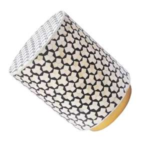 Tabouret d'appoint moderne en MDF de qualité supérieure avec incrustation en résine, résistant à l'eau, meubles écologiques pour le salon, décoration de la maison - Product Image 2