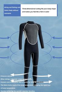 Men's Full Body <b>Wetsuit</b> Long Sleeve Surfing Diving Swimming Suit Neoprene Water Sports Gear - Product Image 6