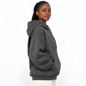 Sudadera extragrande para mujer, de tela de algodón transpirable, corte holgado y comodidad flexible para el uso diario, viajes y ropa informal. - Product Image 2