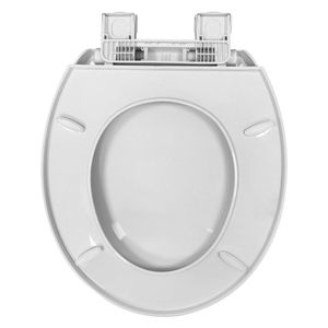 Abattant de toilettes allongé moderne en PP avec télécommande pour salle de bain et hôtel - Product Image 5
