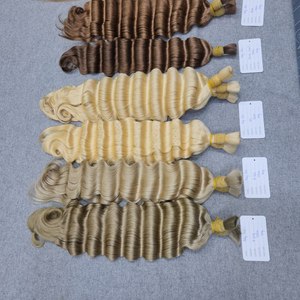 ผมแท้เวียดนาม Toupee Corp T05 Super Double Drawn Raw Bulk Straight แบบเย็บติดด้วยเครื่องจักร น้ำหนัก 100 กรัม เกล็ดผมเรียงตัวเดียวกัน เกรดเดียวกัน - Product Image 5