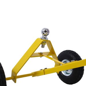 Amarillo 600 Lb. Remolque de Carga con Neumáticos Neumáticos para Mudanzas y Propietarios de Remolques - Product Image 5
