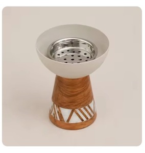 Quemador de Bakhoor Metálico al por Mayor, Difusor de Aroma y Fragancia, Quemador de Incienso de Metal y Madera - Product Image 5