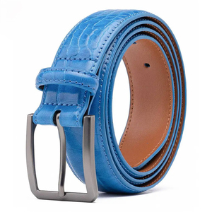 Cinturones Clásicos de Cuero para Hombre con Hebilla de Acero para Jeans/Pantalones - Cinturones de Lujo Personalizables OEM, Resistentes y de Alta Resistencia - Product Image 5