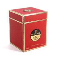 Fabricant chinois de boîtes en papier, boîte d'emballage cadeau unique pour flacon de parfum de 100 ml et 90 ml, boîte d'emballage en velours rouge pour parfum