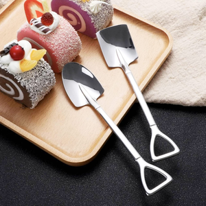 Cuillère en acier inoxydable en forme de pelle pour fruits et glaces, idéale pour la table à manger moderne, qualité supérieure et vente chaude - Product Image 6