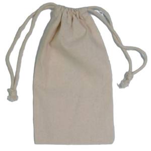 Bolsa con Cordón de Algodón 100% Orgánico, Bolsa de Almacenamiento de Algodón Natural, Reutilizable, Ecológica, Reciclable, para Regalos y Manualidades, MOQ Bajo - Product Image 2