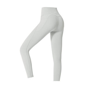 Leggings de Cintura Alta para Mujer, Color Rosa Sólido, Elásticos, Sin Costuras, Deportivos, para Yoga, Compresión, Efecto Push-Up, Tejido de Punto - Product Image 6