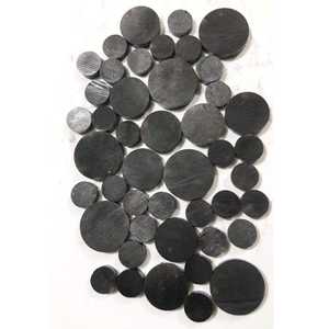 Boutons en corne de bœuf de haute qualité, style tige, avec décorations de paillettes, épaisseur 5-5,5 mm, faits à la main pour vêtements, accessoires et artisanat - Meilleure vente - Product Image 3