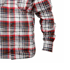 2026 <b>Men's</b> Regular-Fit Long-Sleeve Motorbike <b>Flannel</b> <b>Shirt</b> / Custom Style <b>Men</b> Cotton Motorbike <b>Flannel</b> <b>Shirt</b> - Product Image 4