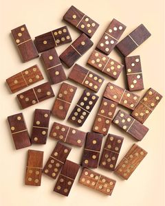 Ominoes et para duldults-Ino omino et para lasslassic ooard Ames-omominoes ououble 6 para amamily Ames AMES - Product Image 5