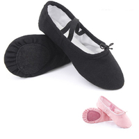 Zapatillas de Ballet Unisex para Niñas y Mujeres, con Suela Partida Elástica, Cómodas para Bailar, Yoga, Venta al Por Mayor, Color Personalizado, Satén